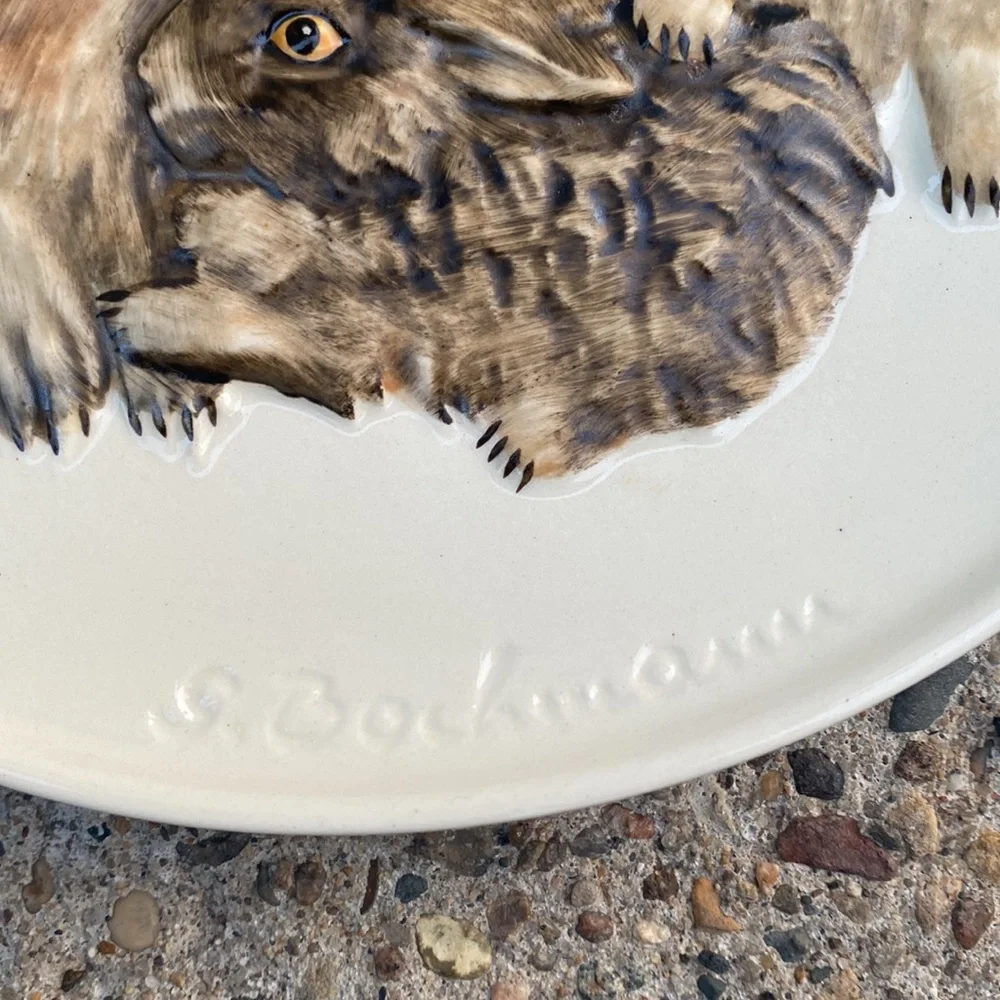 Vintage 1975 Mothers Series Rabbit Plate - Picture 2 of 6